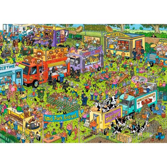 Puzzle Jumbo Festival de Comida de 2 x 1000 Peças