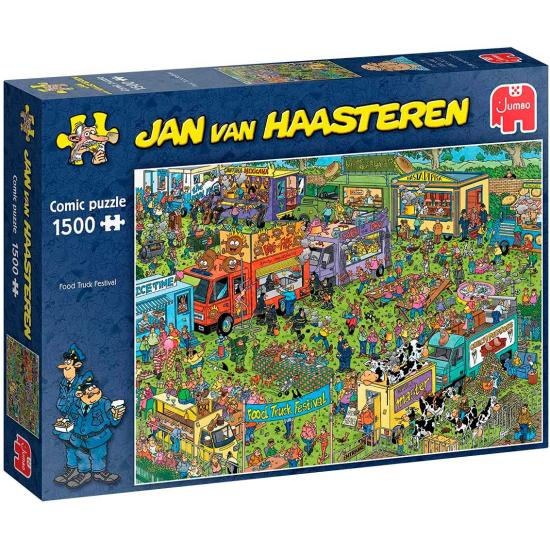 Puzzle Jumbo Festival Food Truck de 1.500 peças Puzzle Jumbo Festival Food Truck de 1.500 peças