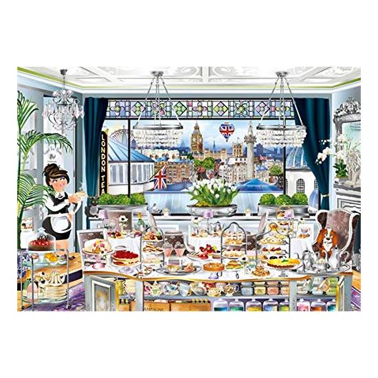 Puzzle Jumbo de 1000 peças para festa do chá de Londres