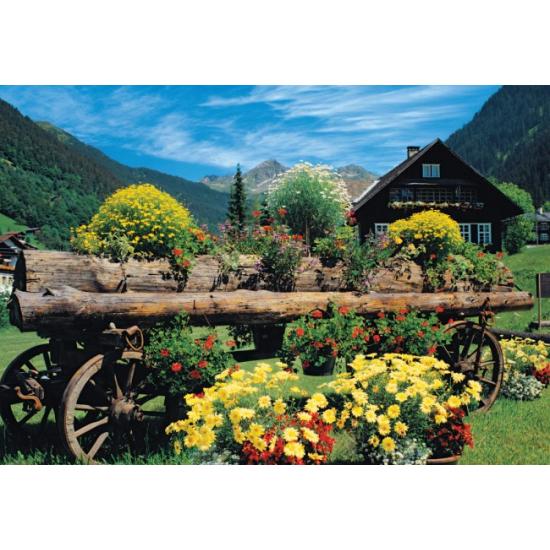 Puzzle Jumbo de flores alpinas de 1.000 peças