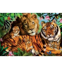 Puzzle Jumbo Wild Cats 1000 Peças