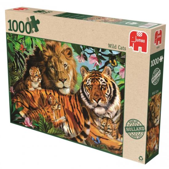 Puzzle Jumbo Wild Cats 1000 Peças