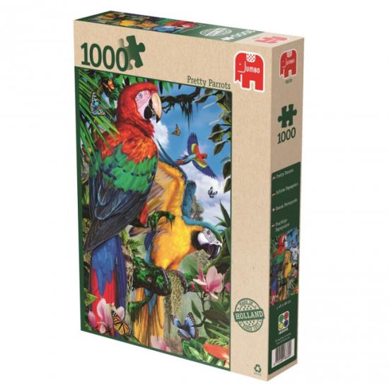 Puzzle Jumbo Lindos Papagaios 1000 Peças