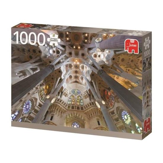 Puzzle Jumbo Interior da Sagrada Família de 1000 Peças
