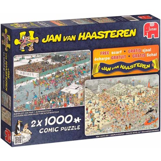 Puzzle Jumbo Winter Fun 2 x 1000 Peças
