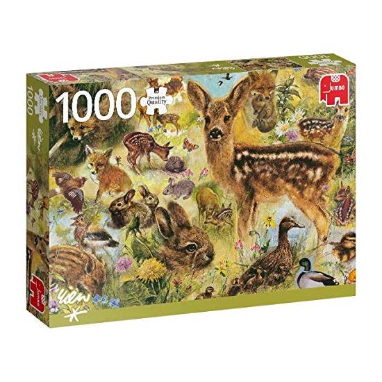 Puzzle Jumbo Jovens Animais Selvagens 1000 Peças
