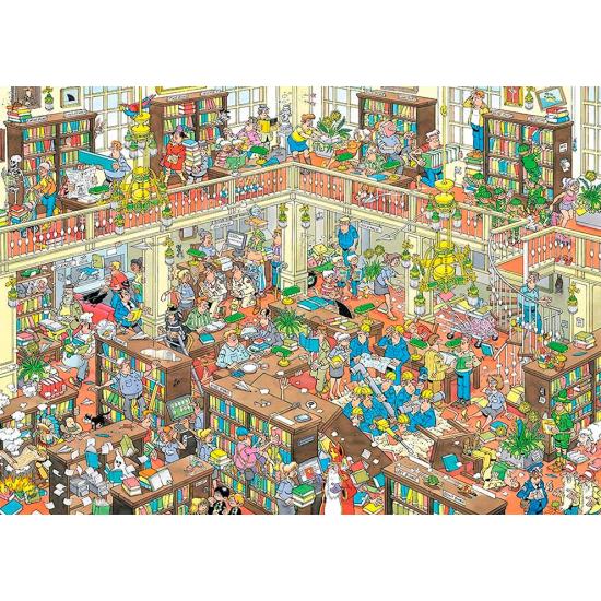 Puzzle Jumbo A Livraria 1000 Peças