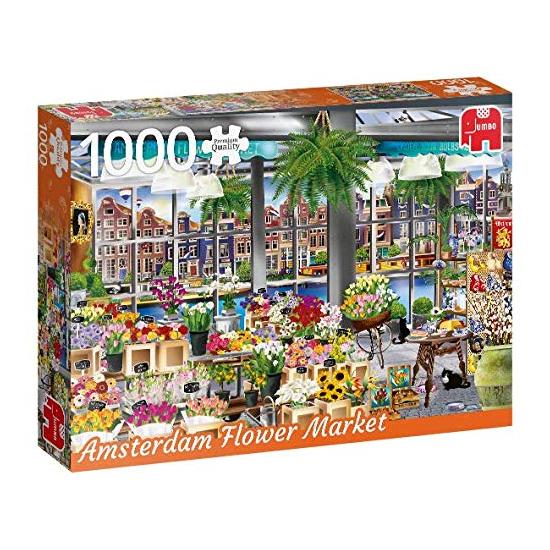 Puzzle Jumbo The Amsterdam Flower Shop 1000 peças