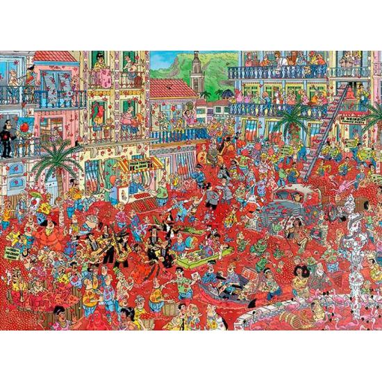 Puzzle Jumbo de 1.000 peças La Tomatina