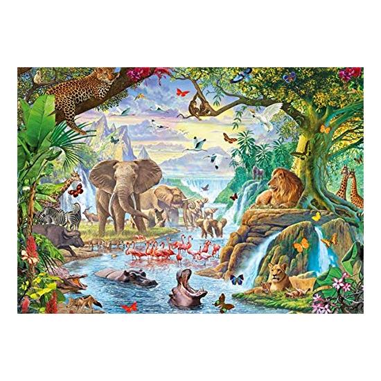 Lake in the Jungle Puzzle Jumbo 500 peças XXL