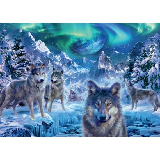 Puzzle Jumbo de 500 peças Winter Wolves