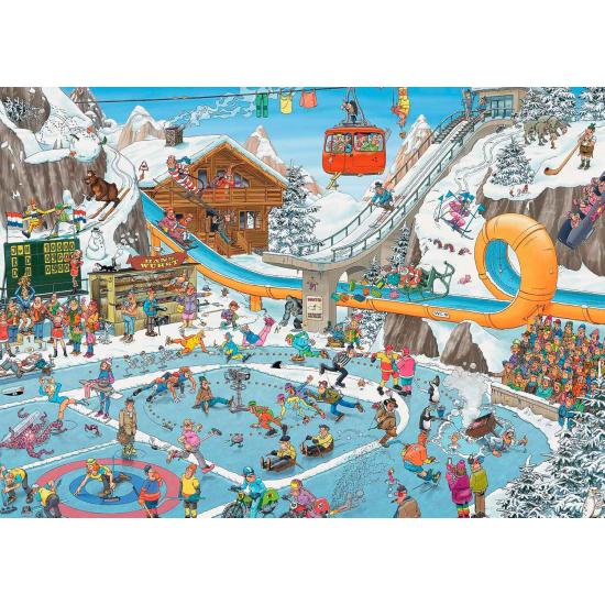Puzzle Jumbo Os Jogos De Inverno 1000 Peças