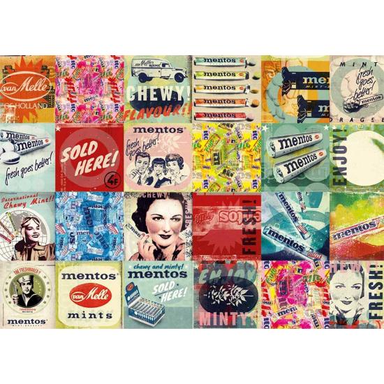 Puzzle Mentos Vintage 1.000 peças