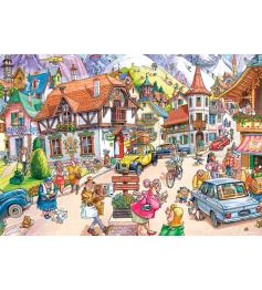 Puzzle Jumbo Mystery Violent Mountain 1000 Peças