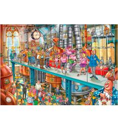 Puzzle Jumbo Mystery Trouble na Cervejaria 1000 Pcs