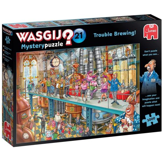 Puzzle Jumbo Mystery Trouble na Cervejaria 1000 Pcs