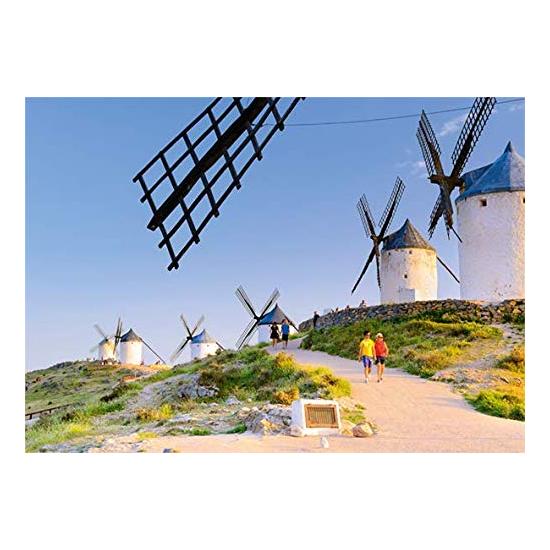 Moinhos de vento de Puzzle Jumbo de La Mancha, Espanha 10