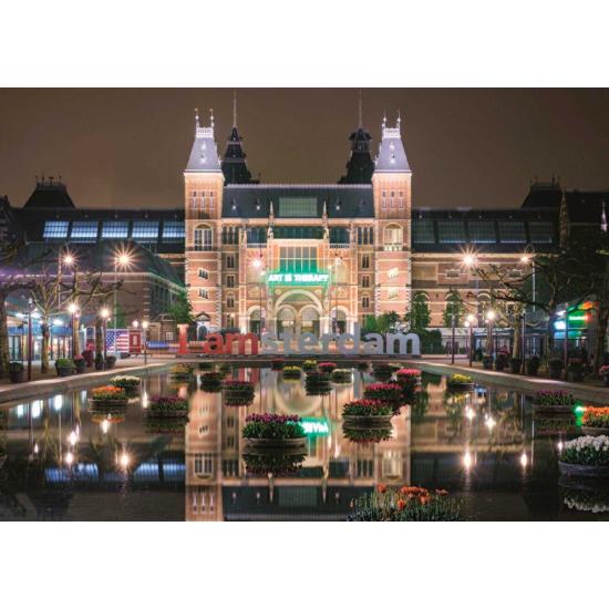 Puzzle Jumbo Rijks Museum at Night, Amsterdam of 1000 Pieces