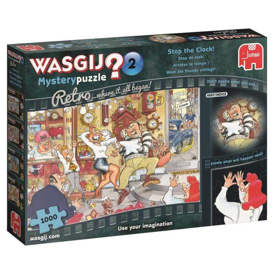 Puzzle Jumbo Mystery Pare o Relógio de Wasgij 1000 Peças