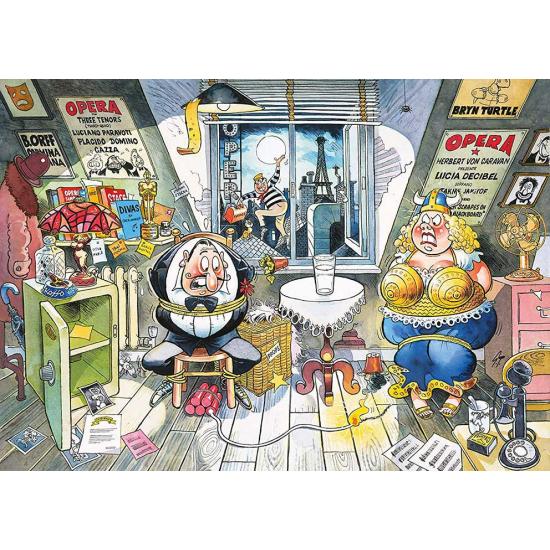 Puzzle Jumbo Mystery Drama na Ópera 1000 Peças