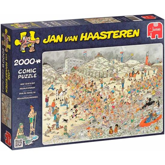 Puzzle Jumbo de banhos de ano novo de 2.000 peças