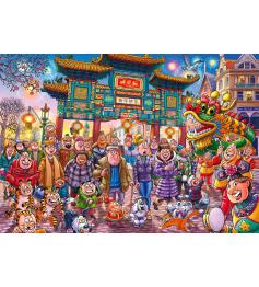 Puzzle Jumbo Original Ano Novo Chinês 1000 Peças