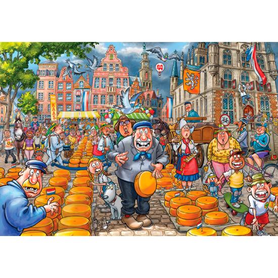 Puzzle Jumbo Original The Cheese Market 1000 Peças