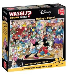 Puzzle Jumbo Original Festa do Mickey 1000 Peças