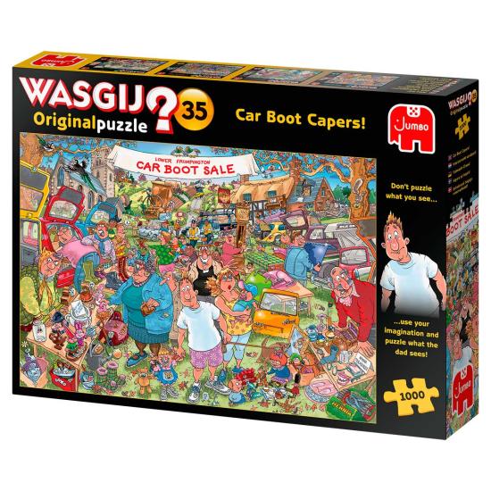 Mercado de baús de Puzzle Jumbo originais 1.000 peças