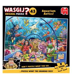 Puzzle Jumbo Original Brincadeiras no Aquário 1000 Peças