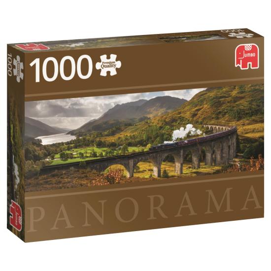 Puzzle de trem panorâmico jumbo, Escócia 1000 peças