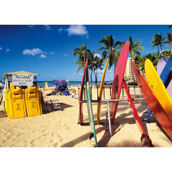 Waikiki Beach, Honolulu 1000 peças Puzzle Jumbo