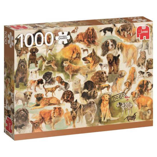 Pôster de cachorros Puzzle Jumbo 1000 peças
