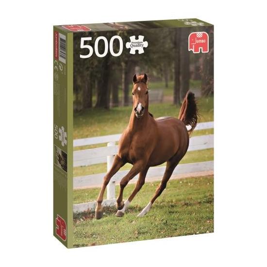 Potro Puzzle Jumbo jogando 500 peças Potro Puzzle Jumbo jogando 500 peças