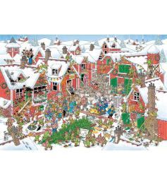 Puzzle Jumbo Vila do Pai Natal 5000 Peças