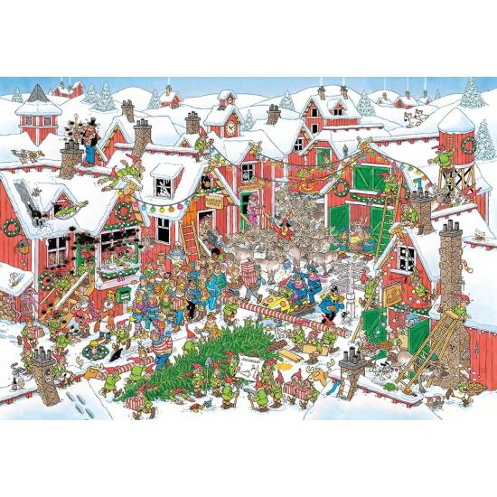 Puzzle Jumbo Vila do Pai Natal 5000 Peças