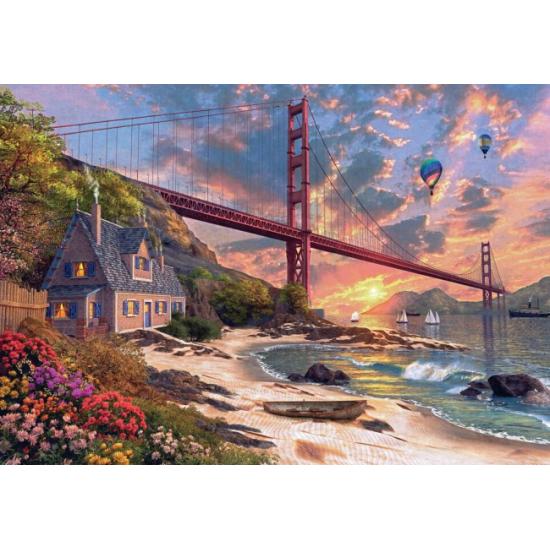 Puzzle Jumbo Ponte Golden Gate, São Francisco 1000 Peças