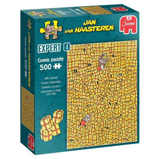 Puzzle Jumbo Presentes por Todo Lugar 500 peças
