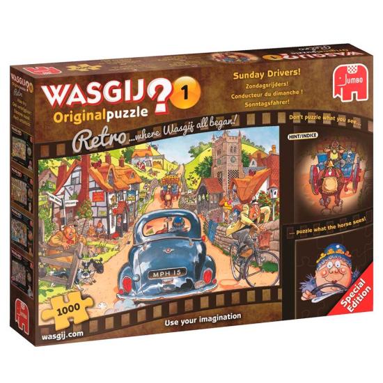 Jumbo Retro Sunday on the Road 1000 peças puzzle