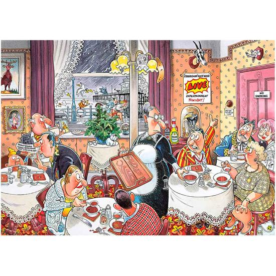 Puzzle Jumbo Retro Mistério Show Ao Vivo 1000 Peças