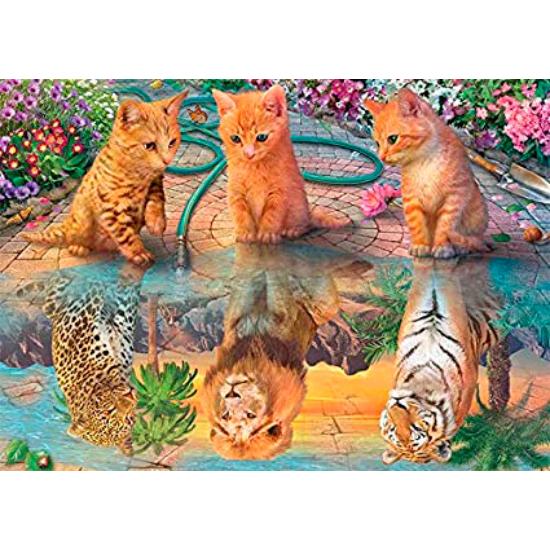 Puzzle Jumbo de 500 peças Cats Dream