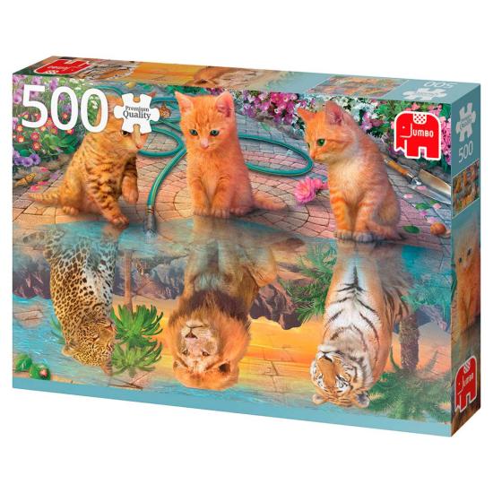 Puzzle Jumbo de 500 peças Cats Dream