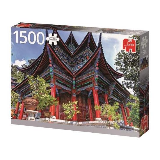 Puzzle Jumbo do templo chinês de 1500 peças