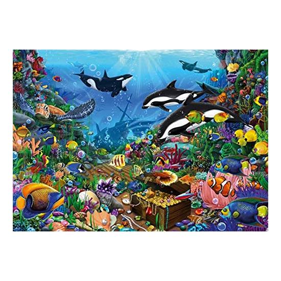 Puzzle Jumbo Tesouros do Fundo do Mar 1000 Peças