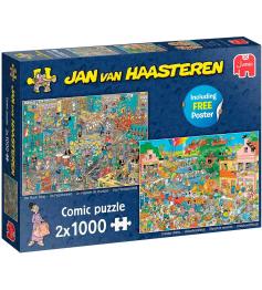 Puzzle Jumbo Music Store e Saindo de Férias 2x1000