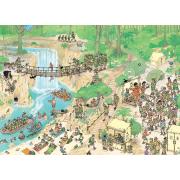 Puzzle Jumbo Passeio pela Selva 1000 Peças
