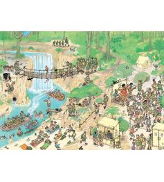 Puzzle Jumbo Passeio pela Selva 1000 Peças