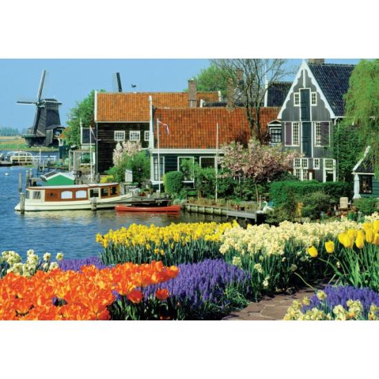Tulipas de Puzzle Jumbo na Holanda 1000 peças