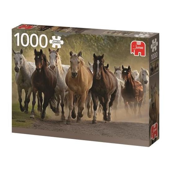 Puzzle Jumbo Um Grupo de Cavalos 1000 Peças