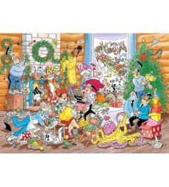 Puzzle Jumbo Um Natal Lanoso 500 peças